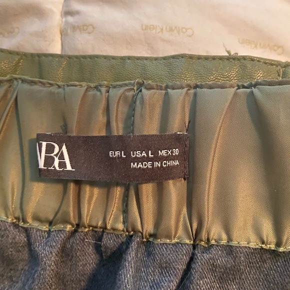 Zara Faux Leather Skirt - Picture 8 of 9